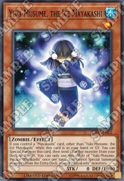 Yuki-Musume, la Mayakashi Glaciale Card Front