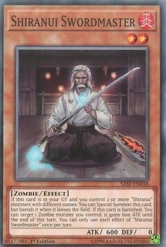 Shiranui Swordmaster Card Front
