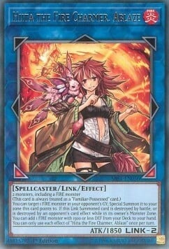 Hiita the Fire Charmer, Ablaze Card Front