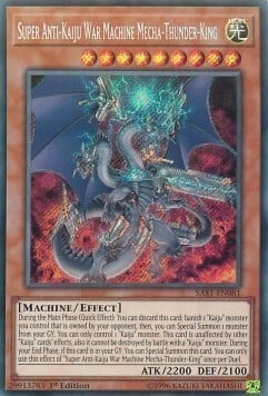 Super Macchina da Guerra Anti-Kaiju Mecha-Re-Tuono Card Front
