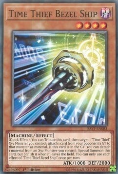 Ladro del Tempo Nave Bezel Card Front