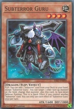 Subterror Guru Card Front