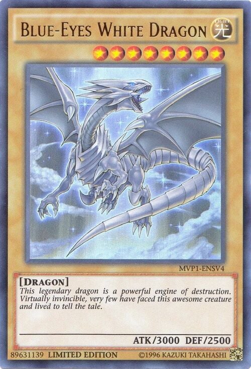 Blue-Eyes White Dragon Card Front