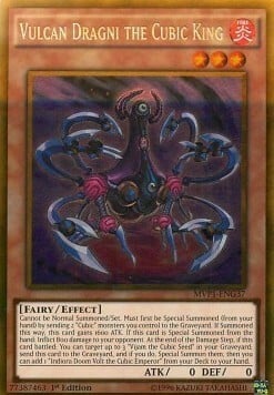 Vulcan Dragni the Cubic King Card Front