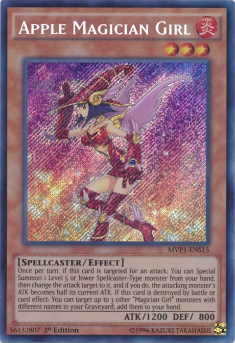Apple Magician Girl Card Front