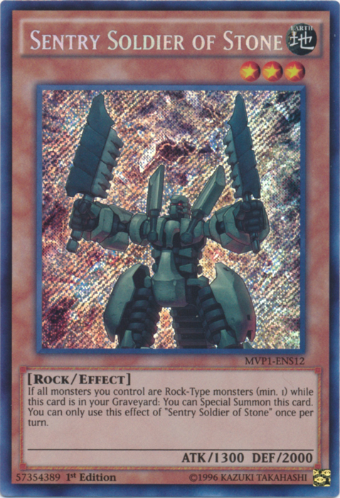 Soldato Sentinella di Pietra Card Front