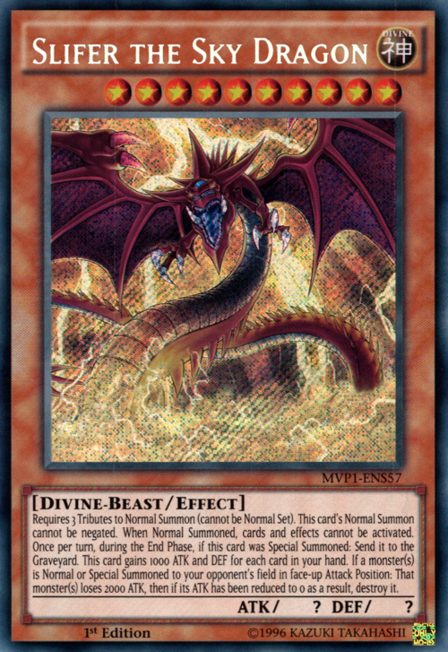 Slifer the Sky Dragon Card Front