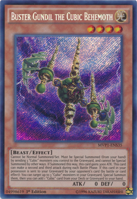 Buster Gundil the Cubic Behemoth Card Front