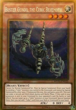 Buster Gundil the Cubic Behemoth Card Front