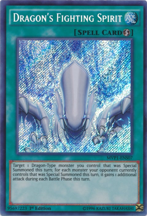 Dragon's Fighting Spirit Card Front