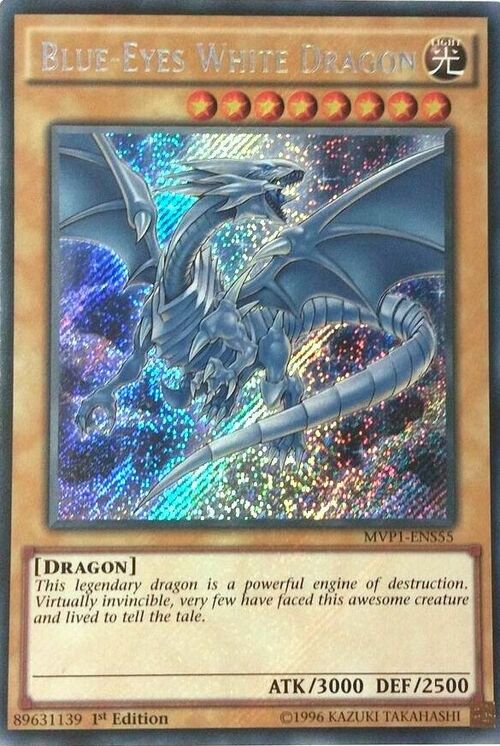 Blue-Eyes White Dragon Card Front