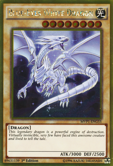 Blue-Eyes White Dragon Card Front