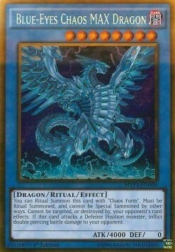 Blue-Eyes Chaos MAX Dragon Card Front