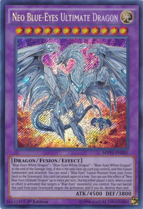 Neo Blue-Eyes Ultimate Dragon Card Front
