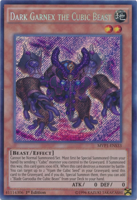 Dark Garnex the Cubic Beast Card Front