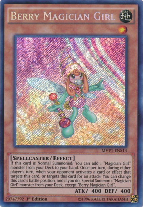 Berry Magician Girl Card Front