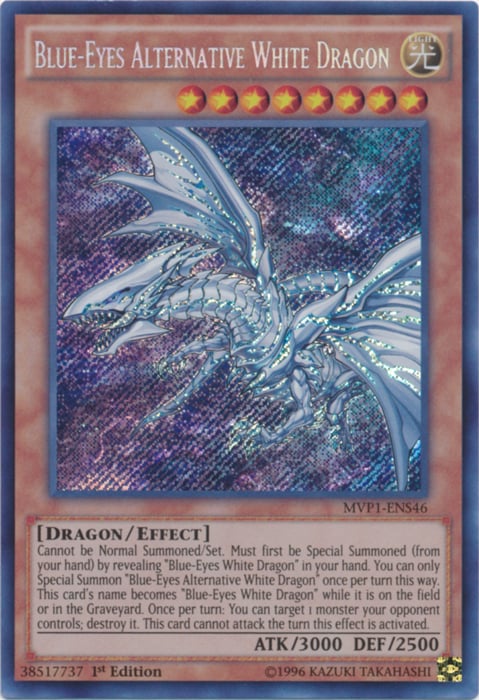 Blue-Eyes Alternative White Dragon Card Front