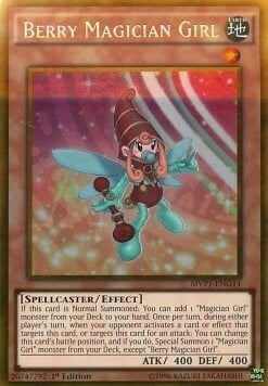 Berry Magician Girl Card Front