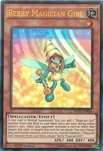 Berry Magician Girl Card Front