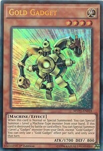 Gold Gadget Card Front