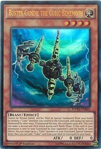 Buster Gundil the Cubic Behemoth Card Front