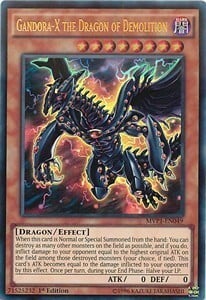 Gandora-X el Dragon de la Demolicion Frente