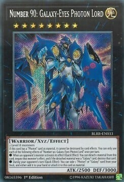 Number 90: Galaxy-Eyes Photon Lord Card Front
