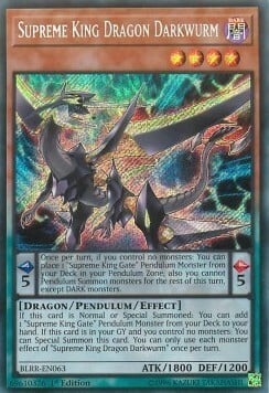 Supreme King Dragon Darkwurm Card Front