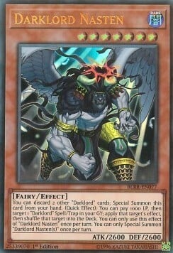 Darklord Nasten Card Front