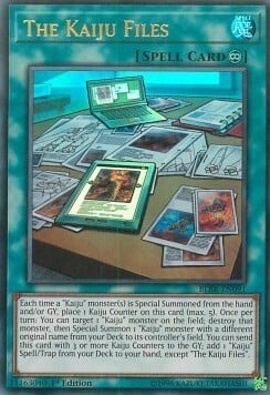 I Kaiju Files Card Front