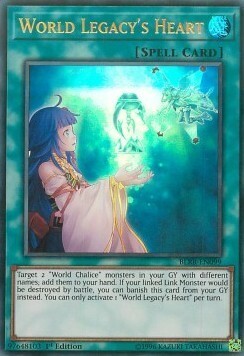 World Legacy's Heart Card Front