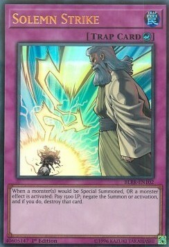 Solemn Strike Card Front