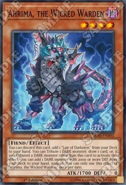 Ahrima, the Wicked Warden Card Front
