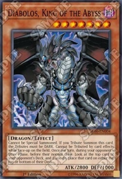 Diabolos, King of the Abyss Card Front