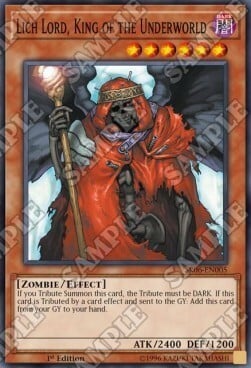 Lich Lord, King of the Underworld Card Front