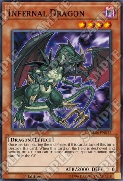 Drago Infernale Card Front