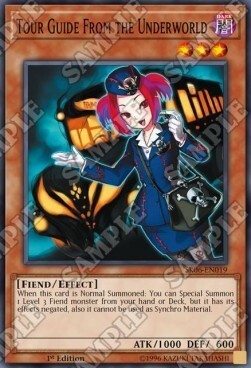 Tour Guide From the Underworld Card Front