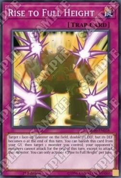 Rise to Full Height Card Front