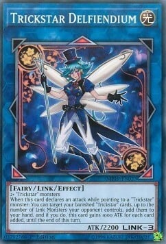 Trickstar Delfiendium Card Front