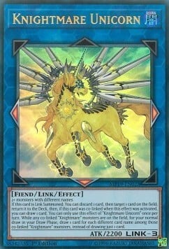 Cavaliere dell'Incubo Unicorno Card Front