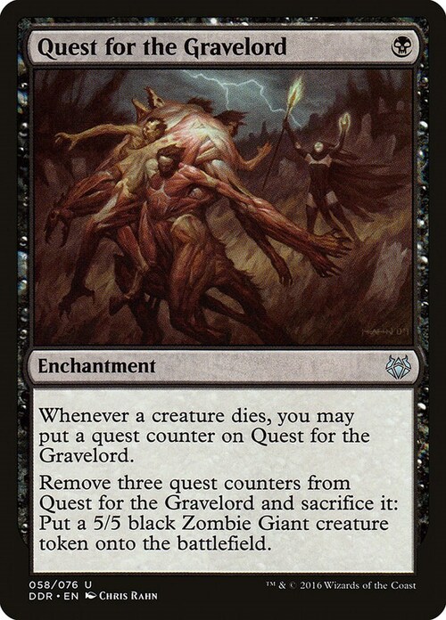 Quest for the Gravelord Card Front