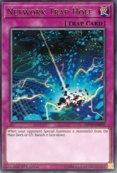Network Trap Hole Card Front