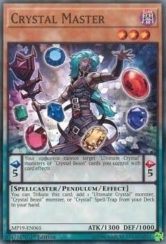Crystal Master Card Front