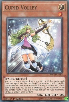 Cupid Volley Card Front