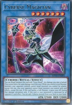 Cyberse Magician Card Front