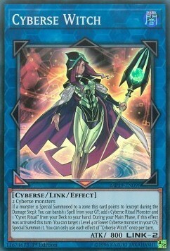 Cyberse Witch Card Front