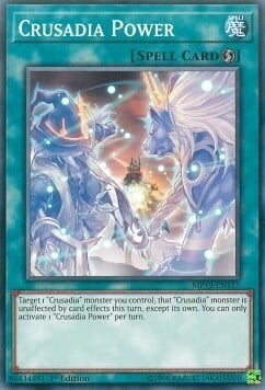 Crusadia Power Card Front