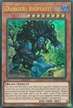 Danger! Bigfoot! Card Front