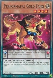 Performapal Gold Fang · Common 147