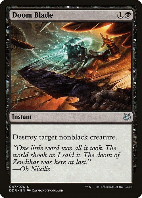 Doom Blade Card Front